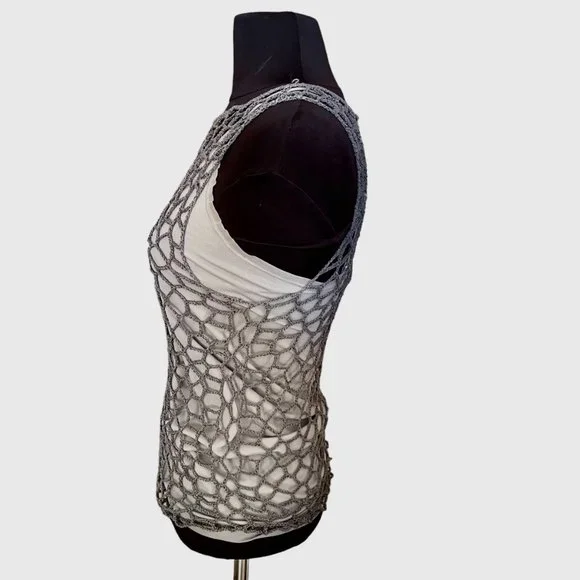 CHRISTIAN DIOR KNIT KNET TOP SIZE S/M - Picture 4 of 8